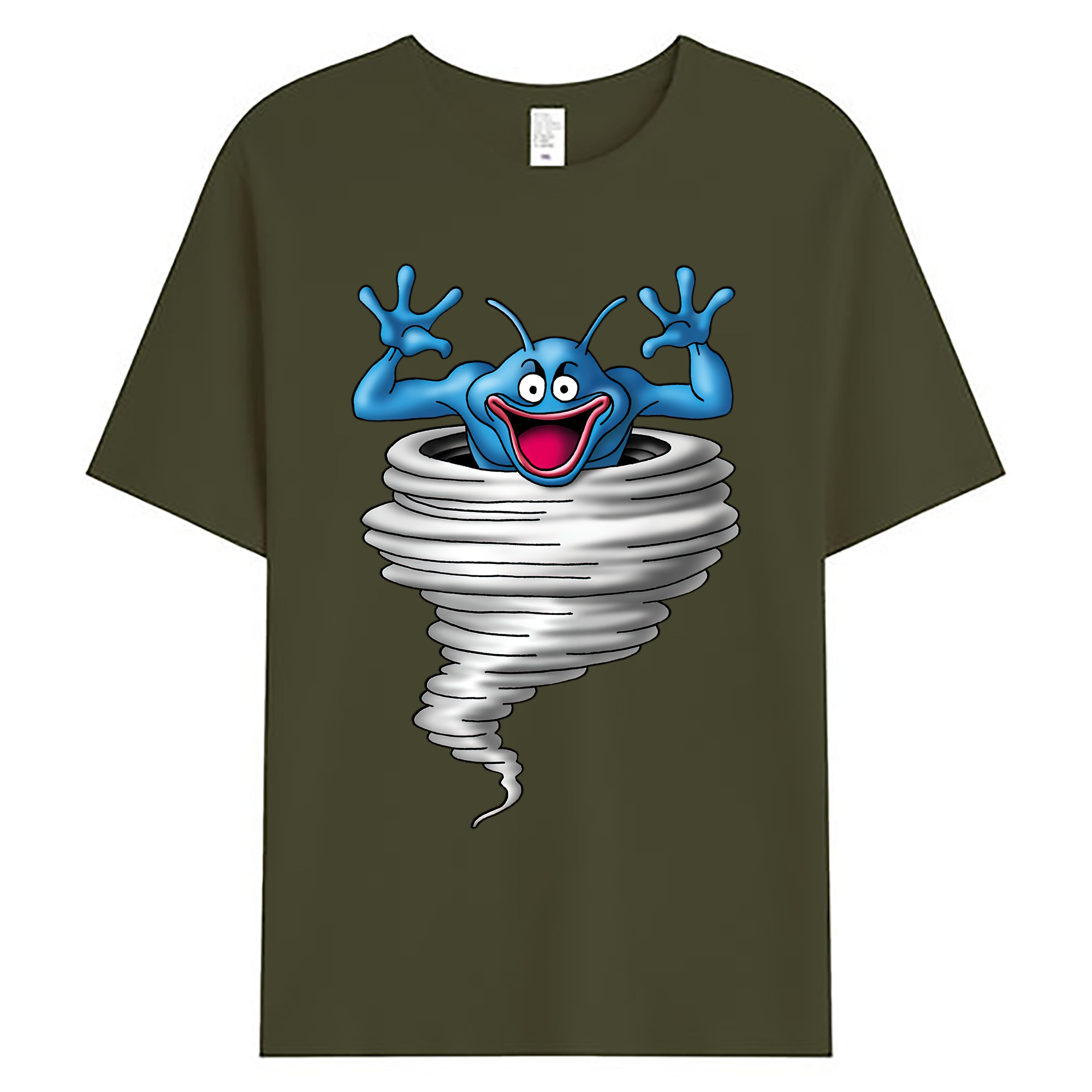 （画像用） ドラゴンクエスト Doragon Kuesuto Dragon Quest 綿100％ メンズ半袖Tシャツ｜肌触りやわらか＆通気性